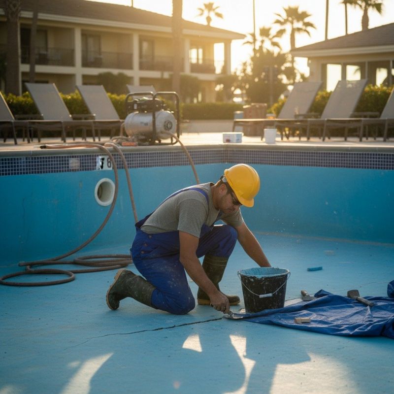 Pool Slide Repair