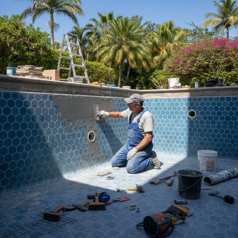Pool Slide Repair